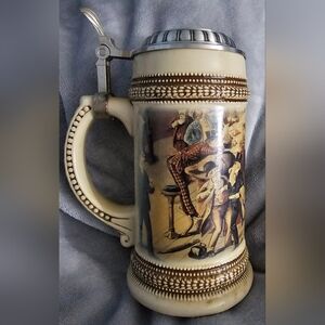 NWOT - Limited Edition Paul Sebastian Fine Fragrance Co - Lidded Beer Stein 1999
